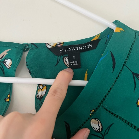 Floral Green Dress - Picture 3 of 4